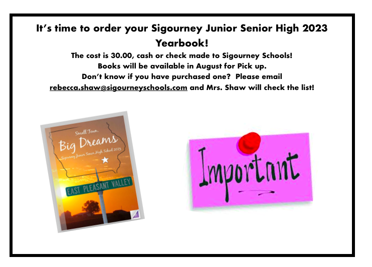 It is time to order your 2023 yearbooks!